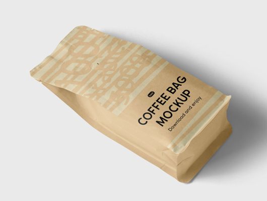 Free Coffee Bag Mockup Free Coffee Bag Mockup