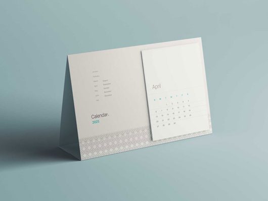 Free Tent Calendar Mockup Free Tent Calendar Mockup