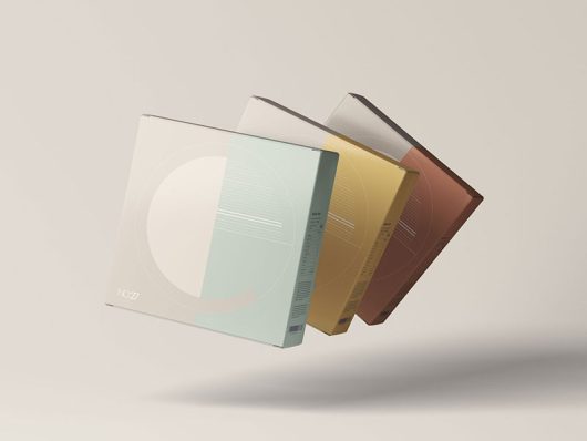 Floating Square Boxes Mockup Floating Square Boxes Mockup