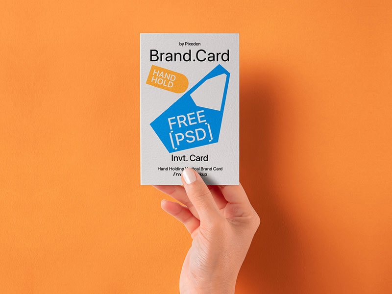 Free Brand Card Mockup