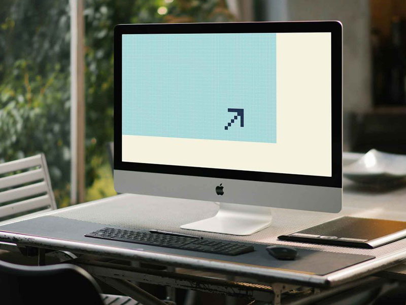 Free Website Display Mockup