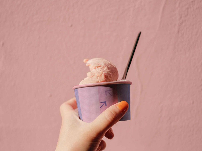 Free Gelato Cup Mockup