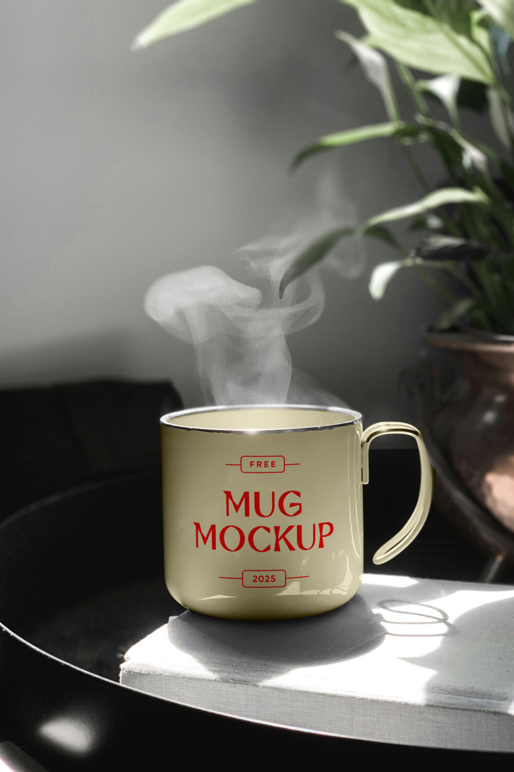 Big Metal Mug Mockup