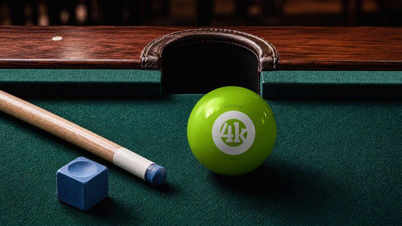 Billiard Ball Mockup