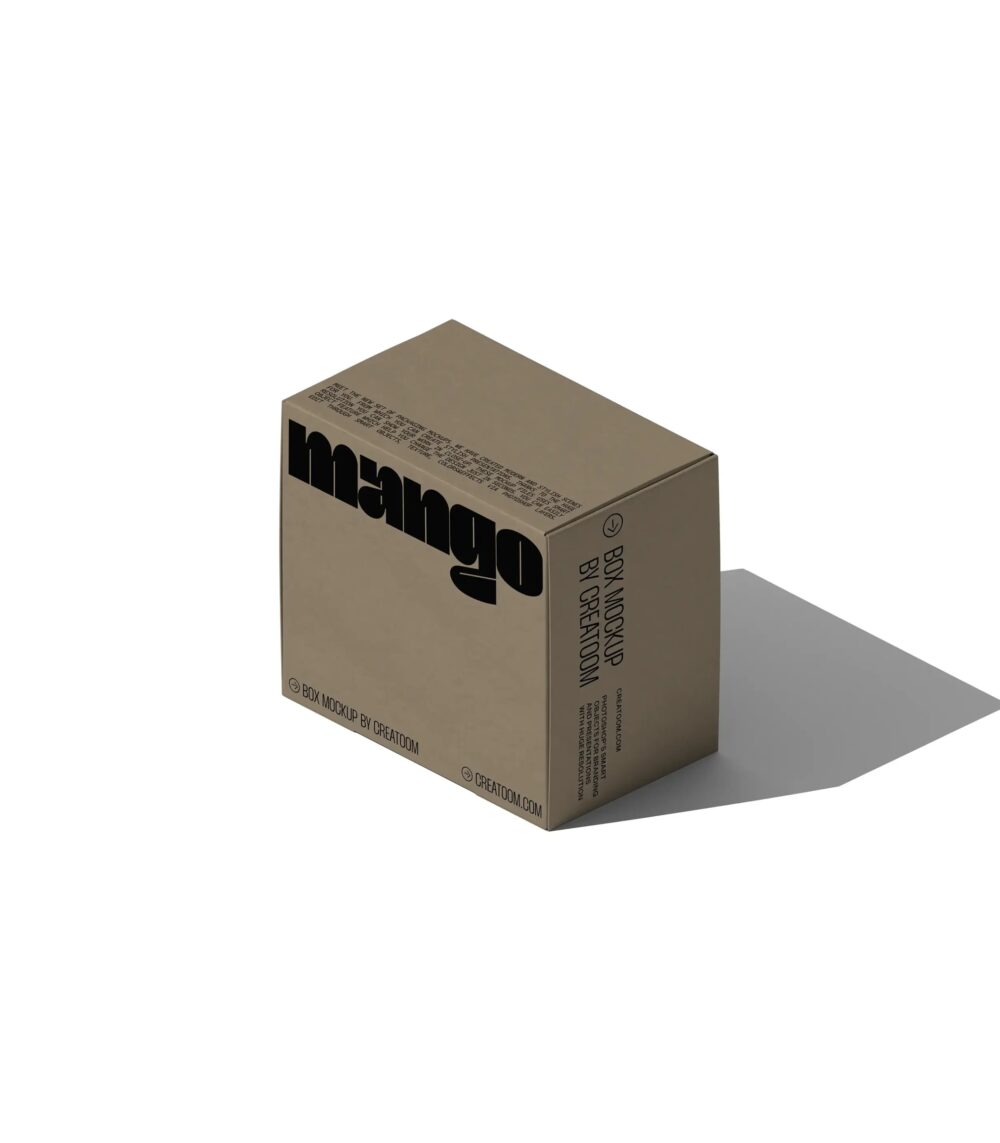 Box Mockup V34 Isometric | Mockup store