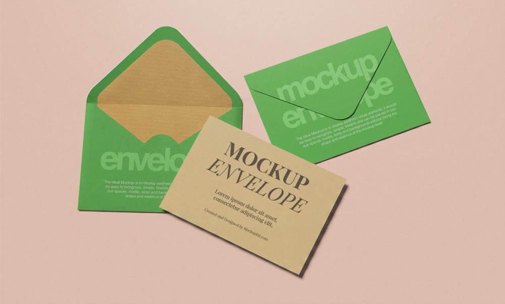 C6 Envelope Mockup