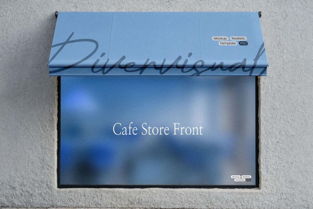 Cafe Storefront Mockup