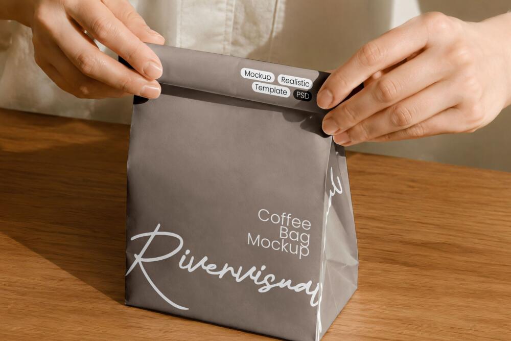 Coffee Bag Mockup