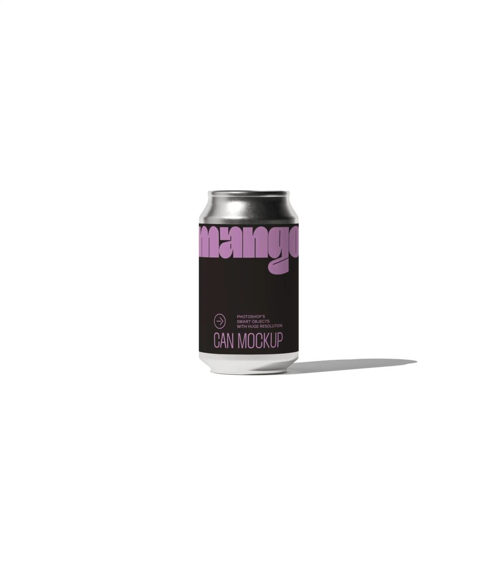 Drink Can Mockup V44 Front View | Mockup store