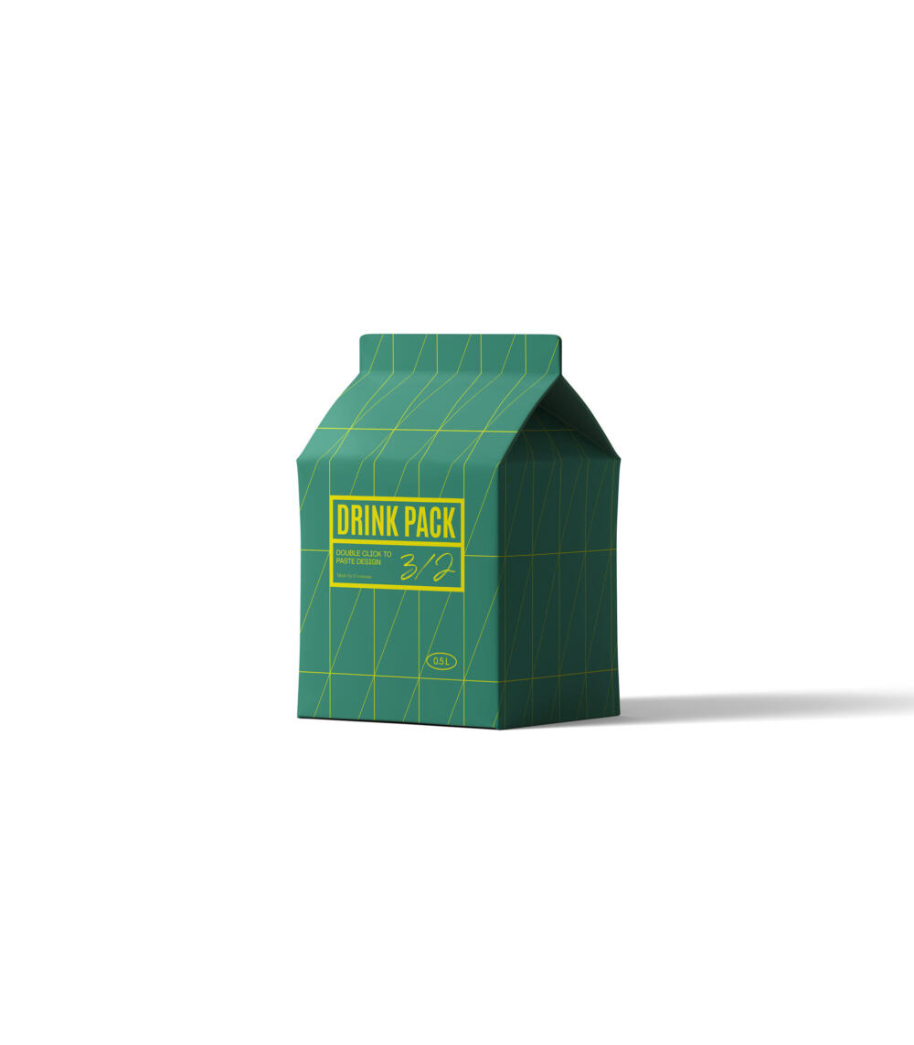 Drink Pack Mockup V11 Front View | Mockup store
