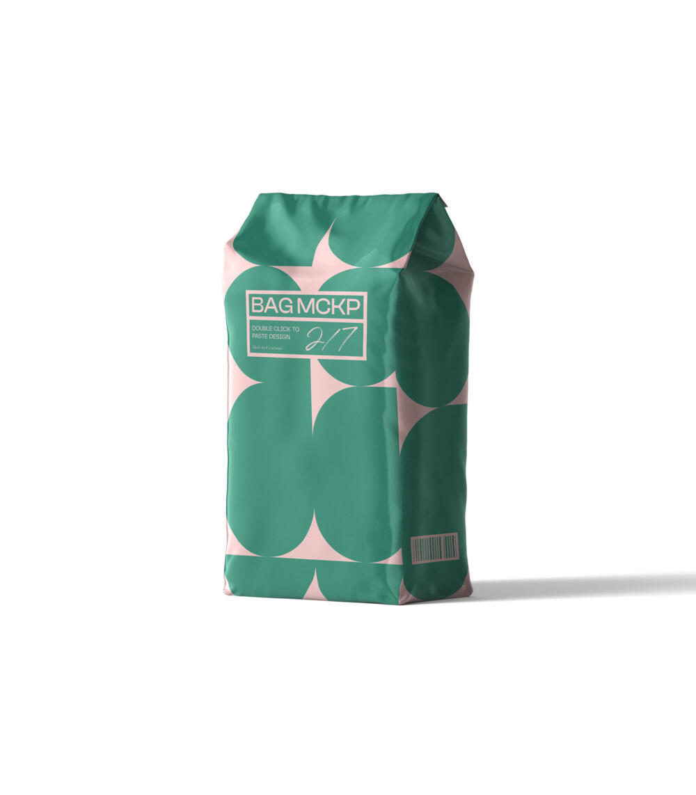 Food Bag V2 Mockup Front View | Mockup store