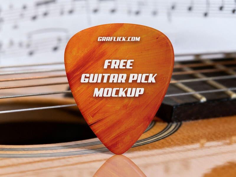 Guitar Pick Mockup