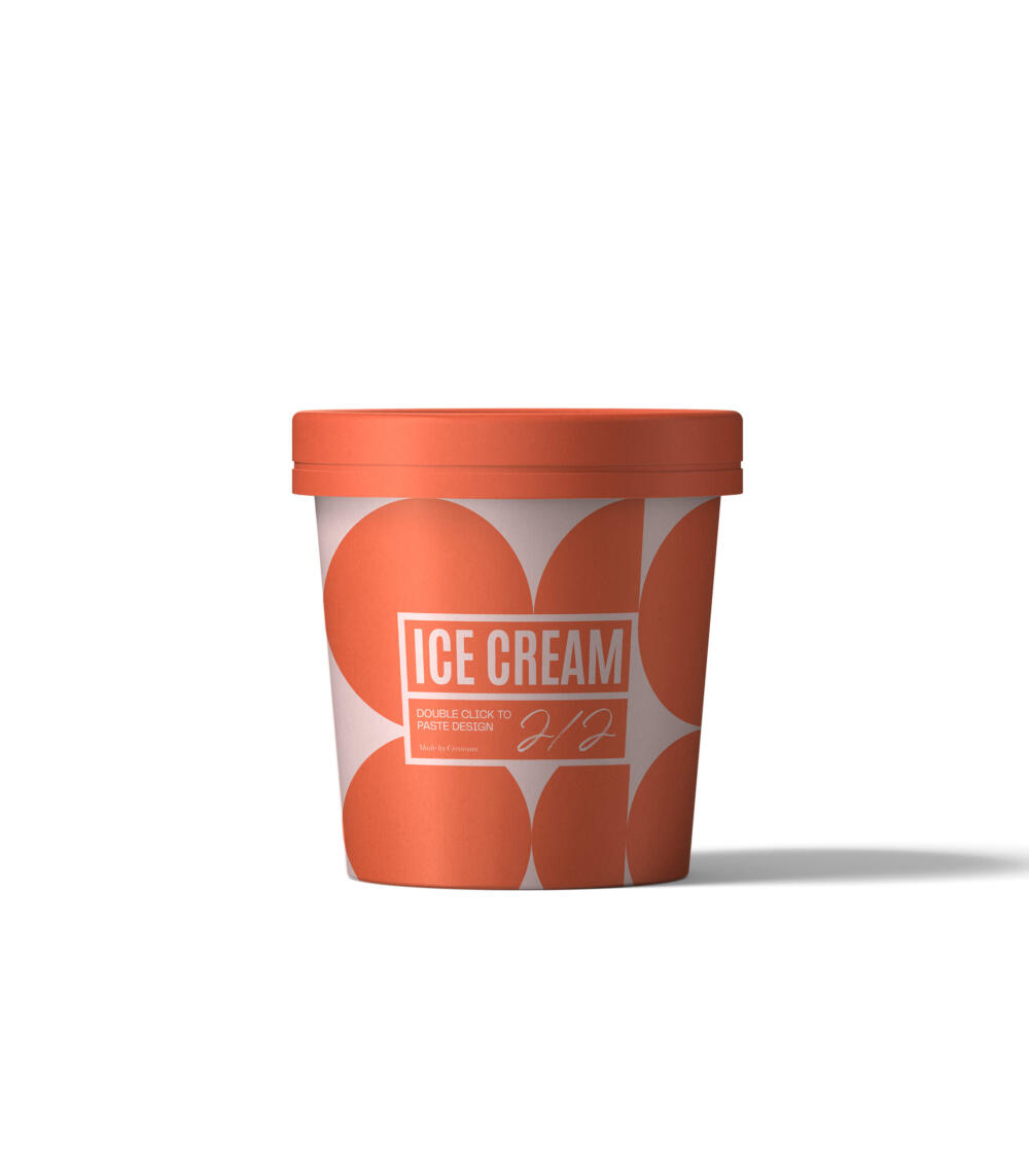 Icecream Mockup V8 Front View | Mockup store