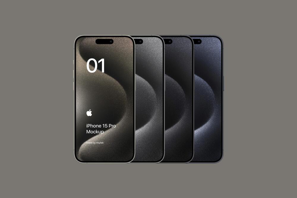 iPhone 15 Pro Mockup