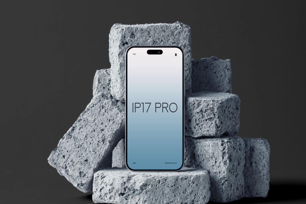 iPhone 17 Pro Rocka Mockup
