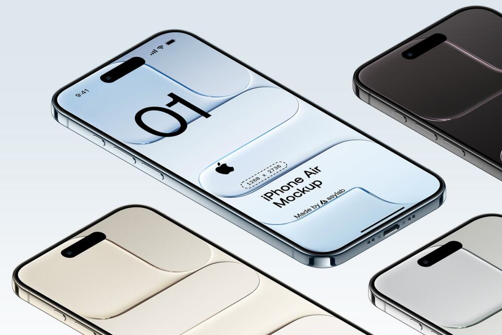 iPhone Air Mockup