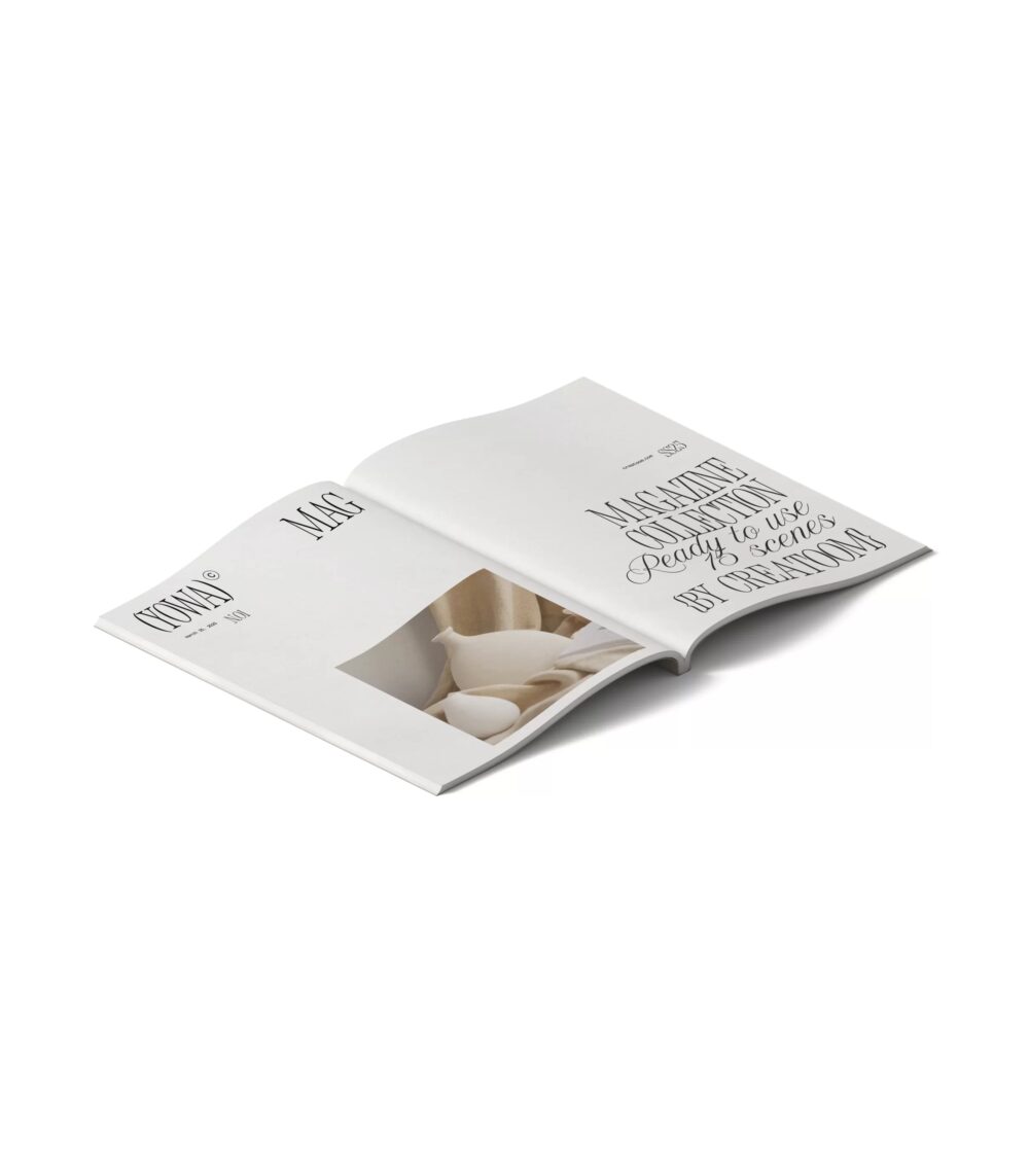 Magazine Mockup V10 Isometric | Mockup store