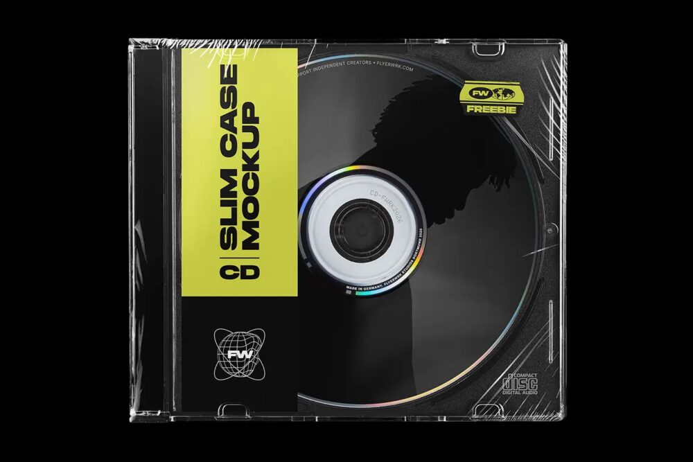 Maxi Single CD Slim Case Mockup