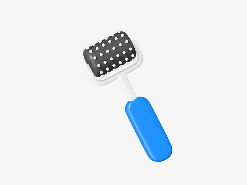 Medicine Dermaroller 3D Illustration