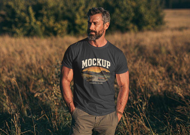 Men’s T-Shirt Mockup