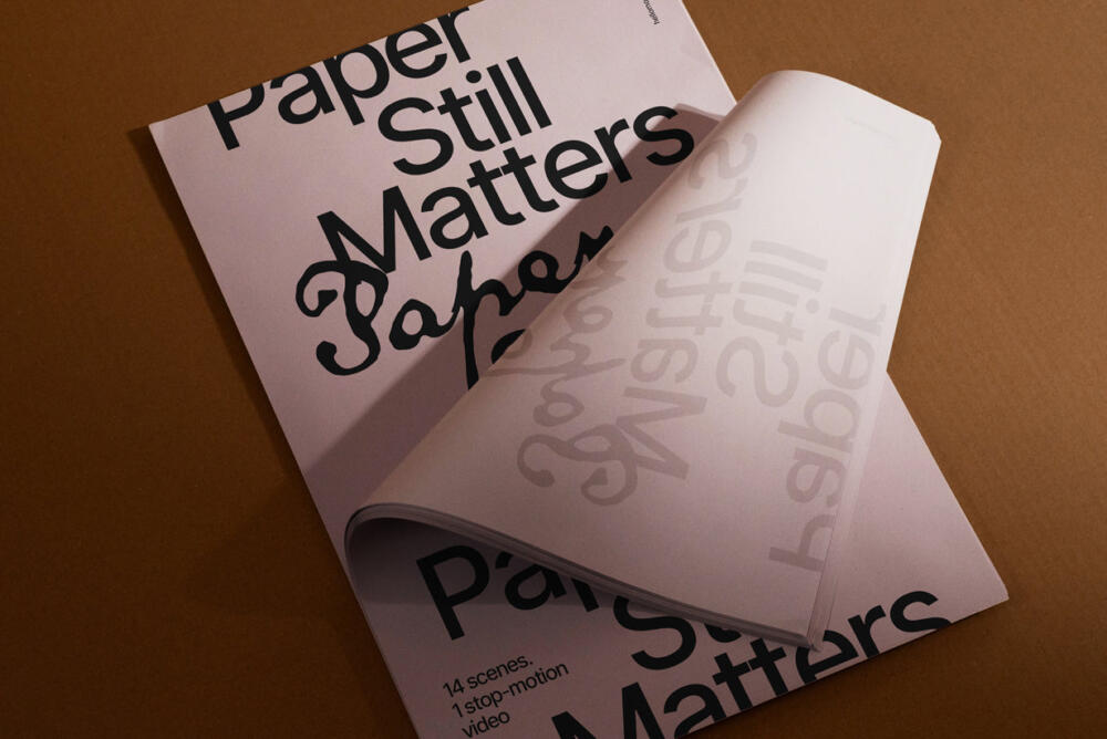 Newsprint Folded Poster Mockup Set (DEMO)