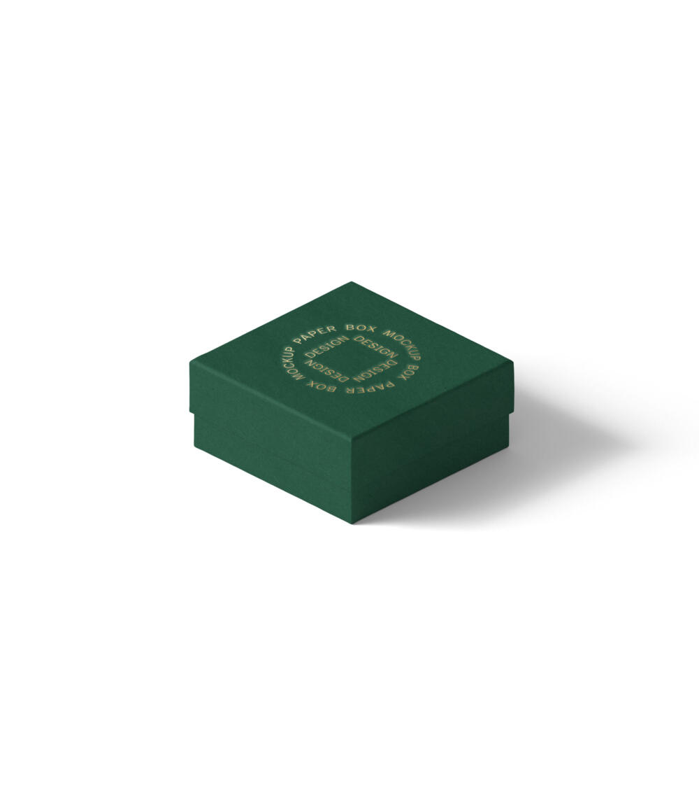 Paper Box Mockup V45 Isometric | Mockup store