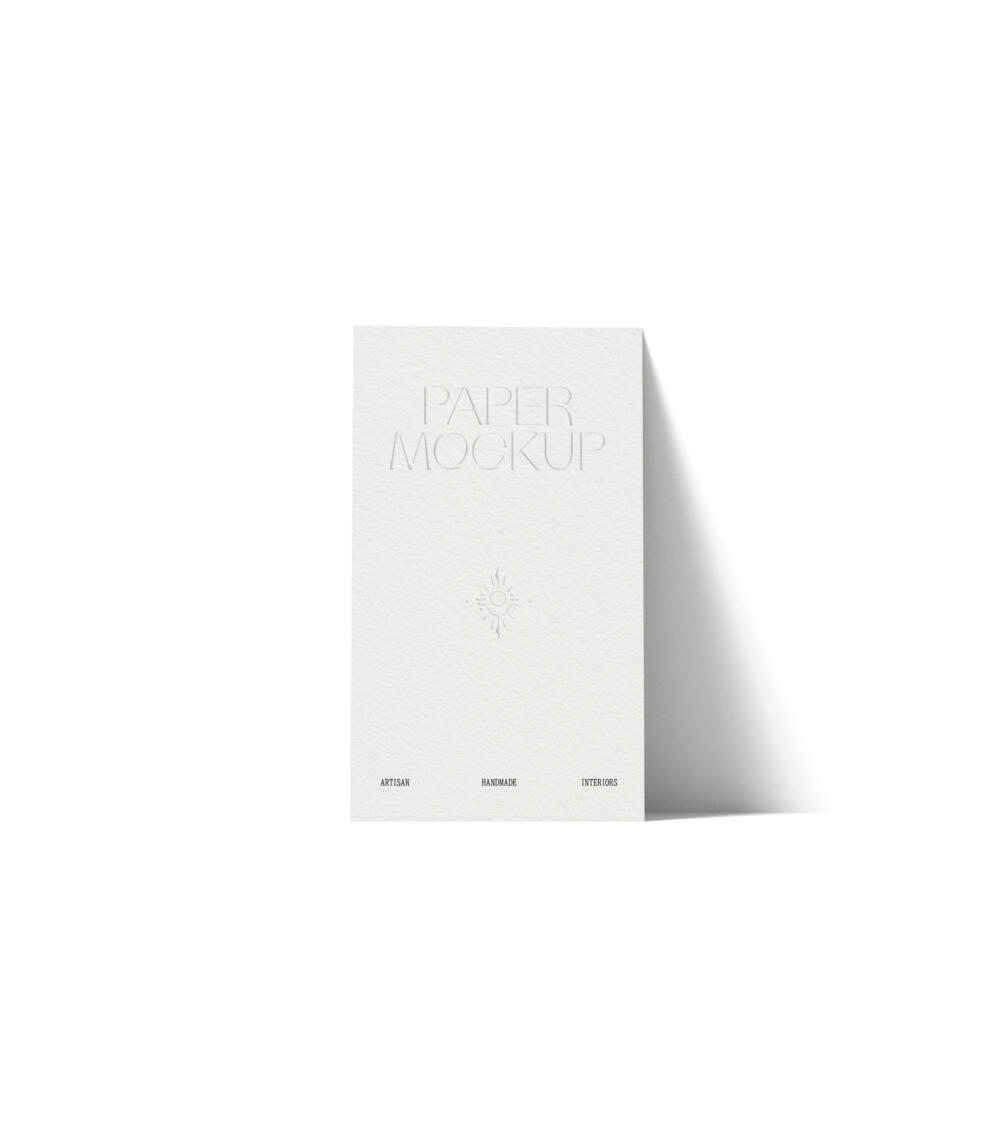 Paper Mockup V47 Front View | Mockup store
