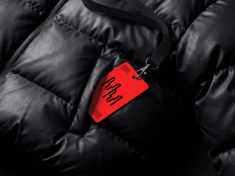 Pass Card Mockup on Jacket
