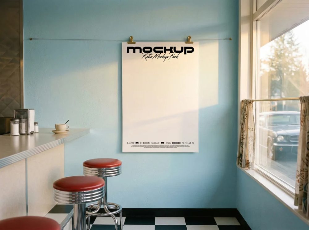 Poster Mockup Retro
