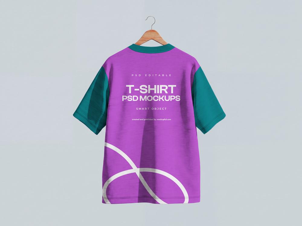 Realistic Oversized T-Shirt Mockup
