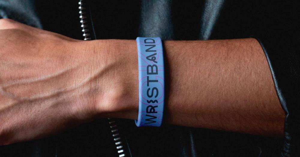 Rubber Wristband Mockup - Closeup