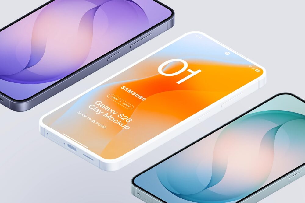 Samsung Galaxy S26 Mockups Scenes