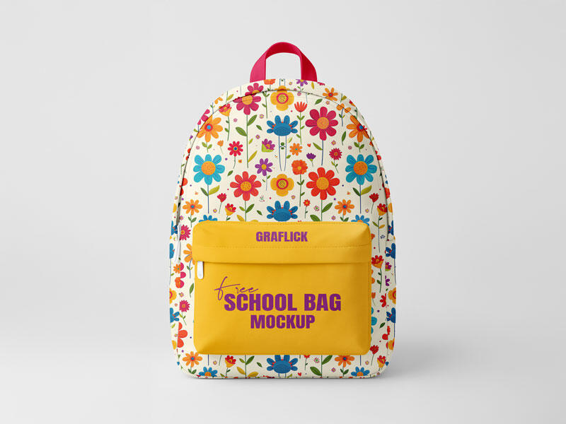 School Bag Mockup