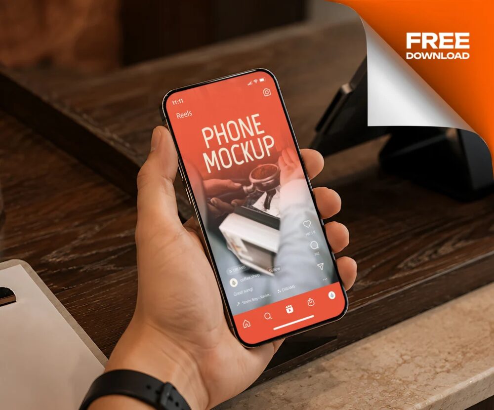 Screen Wallpaper Phone Mockup