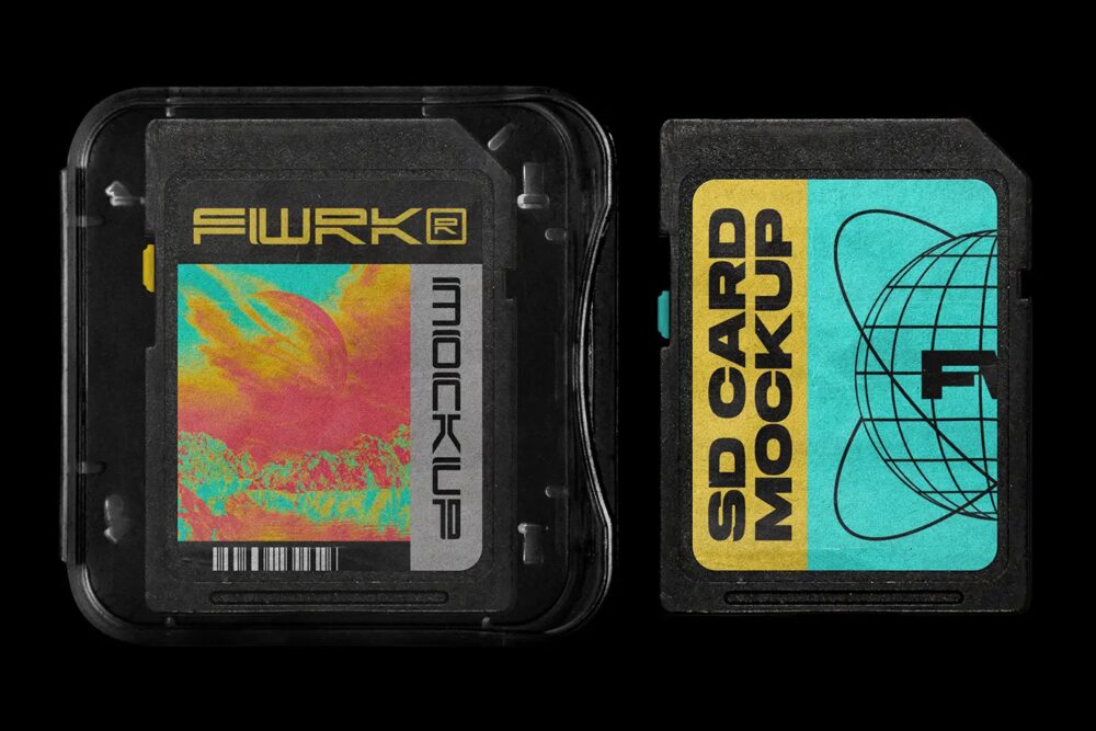 SD Card Mockup