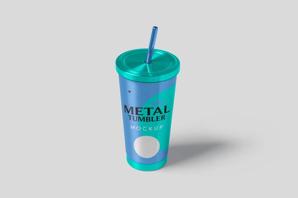 Steel Tumbler Cup Mockups