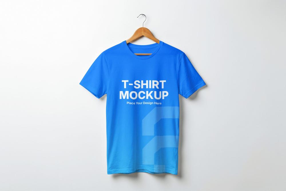 T-Shirt on Hanger Mockup