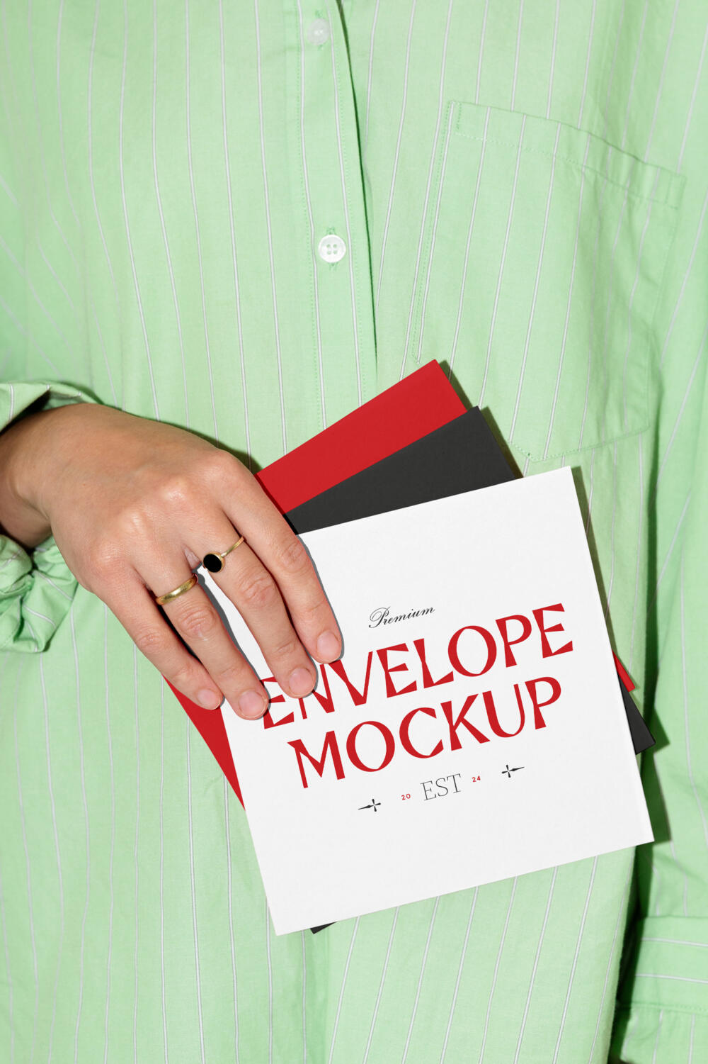 Three Envelopes Mockups