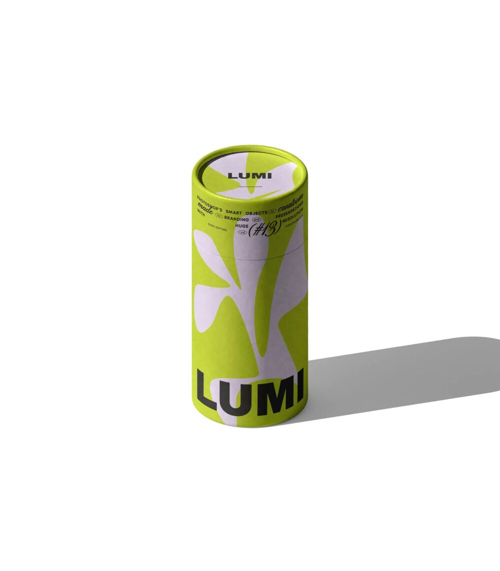 Tube Mockup V17 Isometric | Mockup store