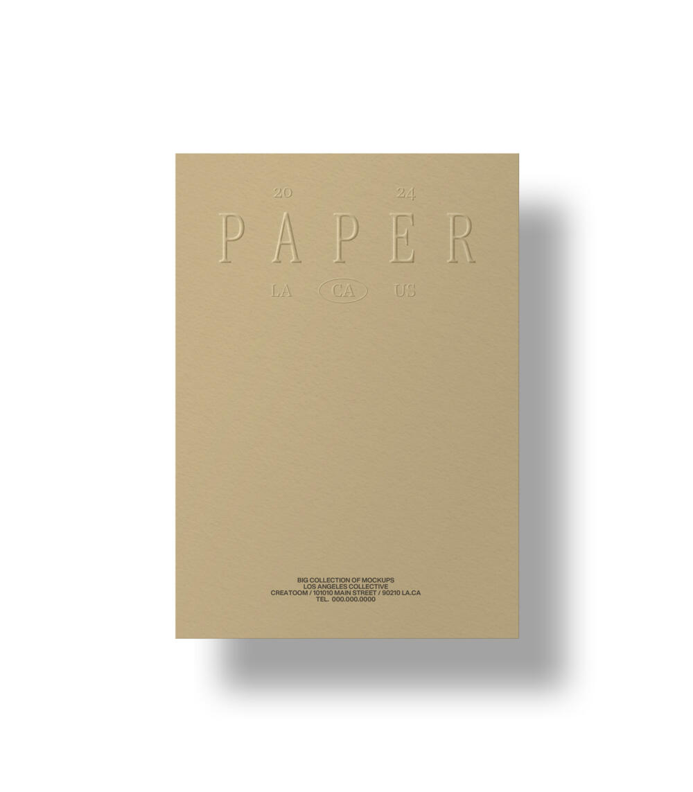 Universal Paper Mockup V40 Top | Mockup store
