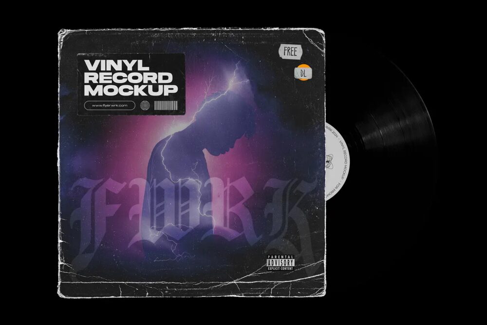 Vinyl Record Mockup 01