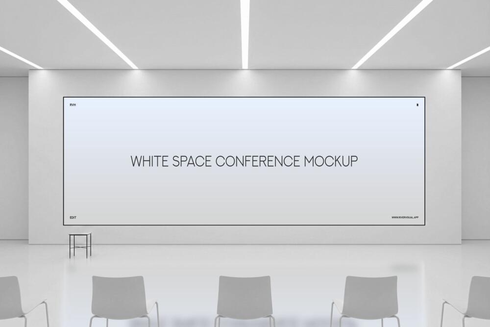 White Space Conference Mockup