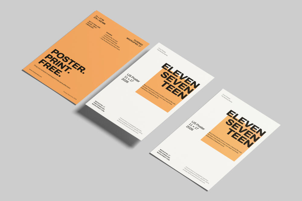 11x17 Flyer Mockup