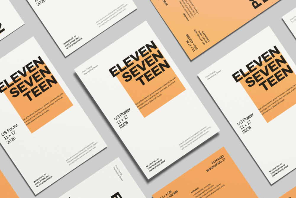 11x17 Poster Mockup