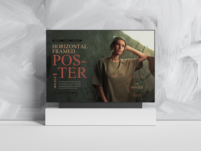24x36 Horizontal Framed Poster Mockup
