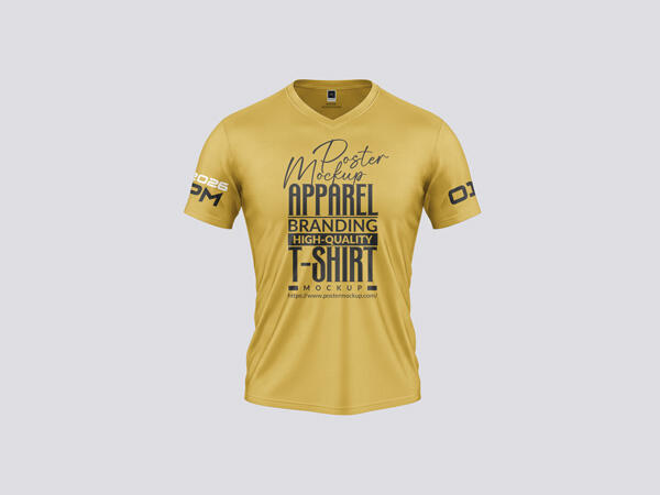 Apparel Branding High-Quality T-Shirt Mockup