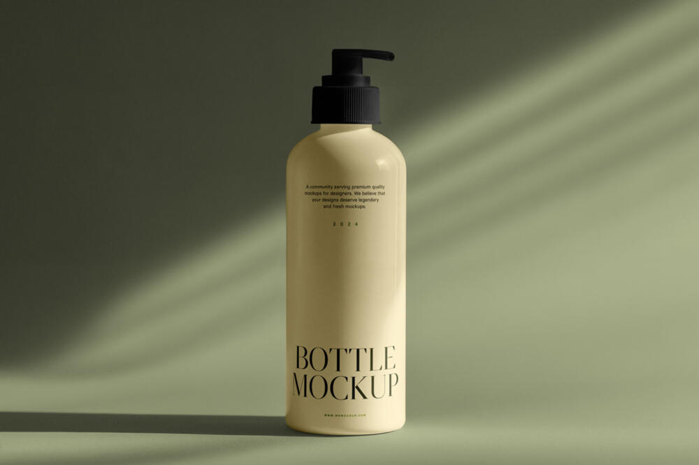 Big Bottle with Dispenser Mockup