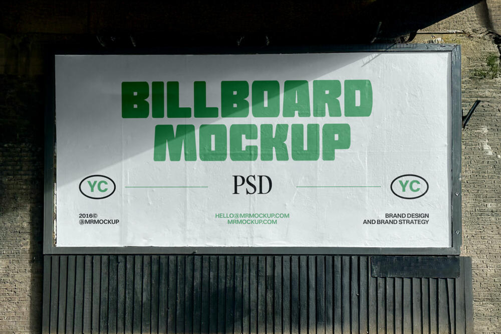 Big Wide Billboard Mockup