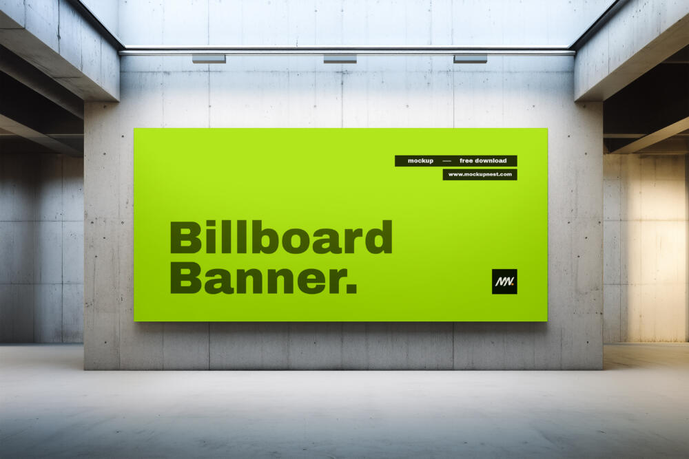 Billboard Banner Mockup