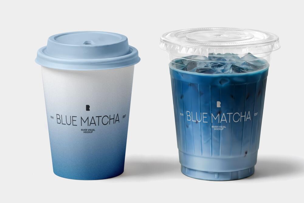 Blue Matcha Mockup